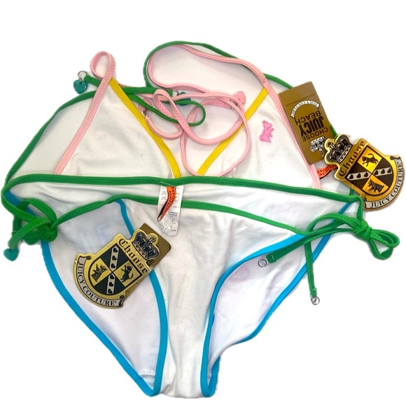 Juicy Couture Other - RARE JUICY COUTURE VINTAGE Y2K 2 pc swimwear small